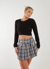 Cropped Knit Jumper