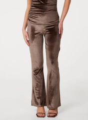 Velvet Flare Trousers