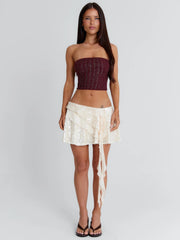 STACY MINI SKIRT IVORY