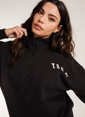 Collared Lounge Yoga Sweatshirt