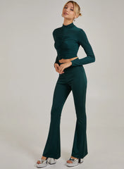 Shimmer Flared Trousers