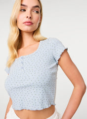 Ditsy Print T-Shirt