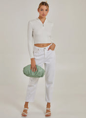 High Neck Zip Jumper