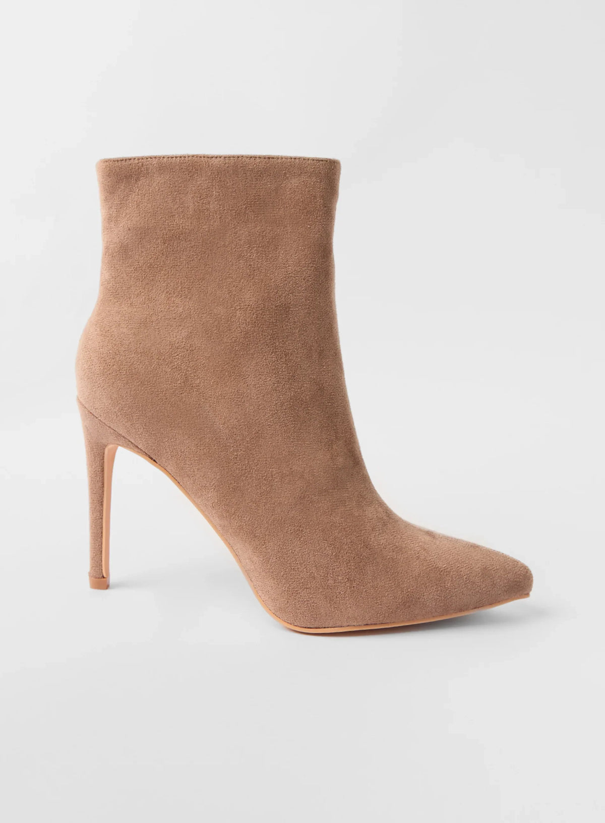 Suedette Heeled Boots
