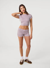 Jersey Stripe Top