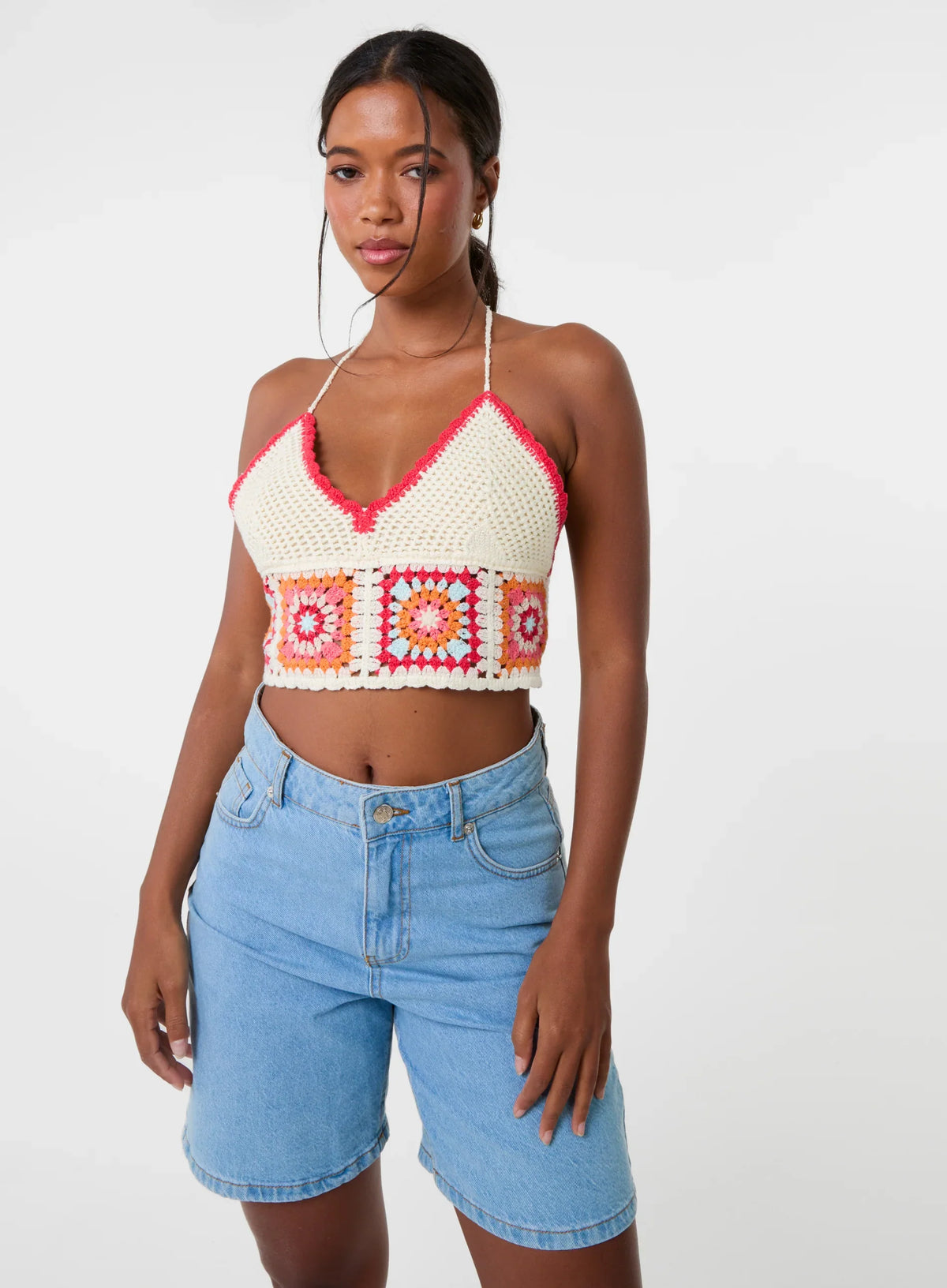 Crochet Patchwork Bralette
