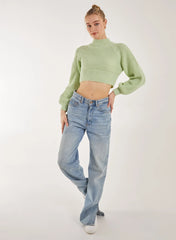 High Neck Knitted Jumper
