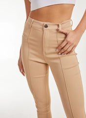 Slim Fit Seam Detail Trousers