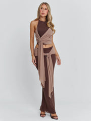 NERINA TOP CHOCOLATE