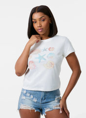 Shell Embellished T-Shirt