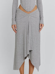 AMELIS MAXI SKIRT GREY