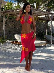 NATALIE SKIRT CORAL