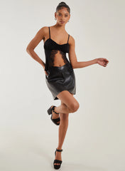 PU Mini Skirt