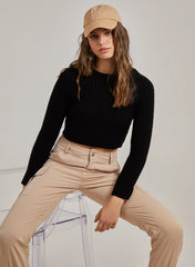 Cropped Knit Jumper