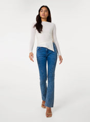 Long Sleeve Asymmetric Top