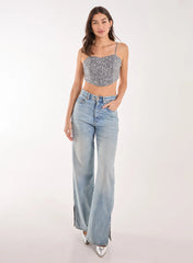 Sequin Corset Top