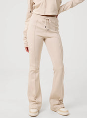 Pin Tuck Jersey Flares
