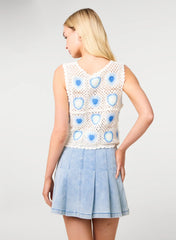 Heart Crochet Top