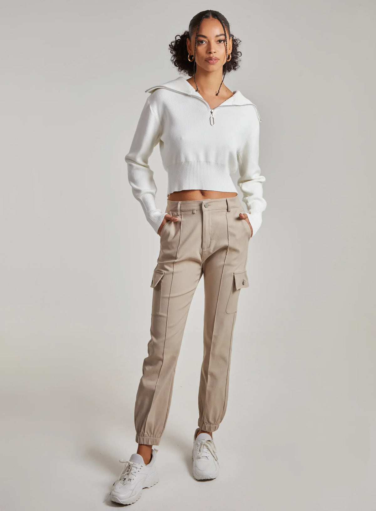 Utility Stretch Cargo Trousers