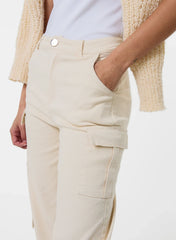 Straight Leg Multi Pockets Cargo Trousers
