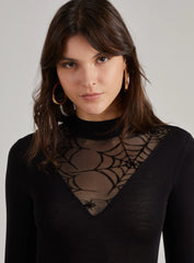 Web Mocked Mesh Bodysuit