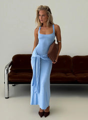 Madisa Racerback Maxi Dress Blue