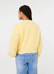 Cropped Button Cardigan