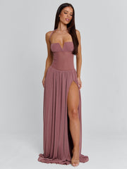 DEE MAXI DRESS MAUVE