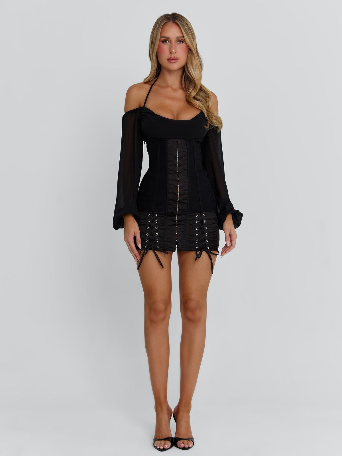 DORELLE MINI DRESS BLACK