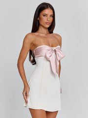 LOVETA MINI DRESS IVORY