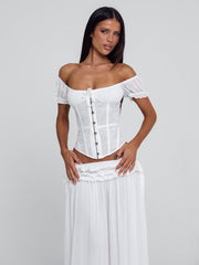 Lubela Corset Top White