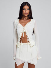 Mae Top Ivory