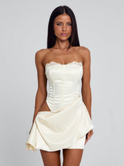 MALOLO MINI DRESS IVORY