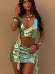 Poppei Top Mint Green