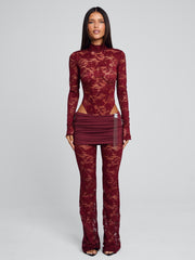 Roselle Pant Wine