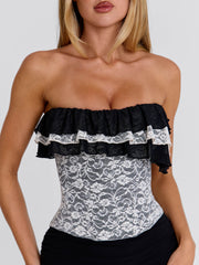 Solara Playsuit Cream Black