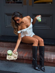 Vanya Playsuit White