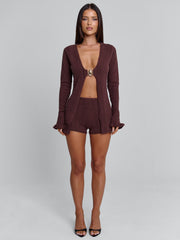 Velma Shorts Chocolate