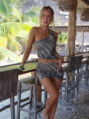 Wolfe Mini Skirt Safaria