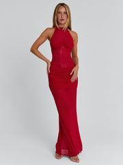 Zerra Maxi Dress Red