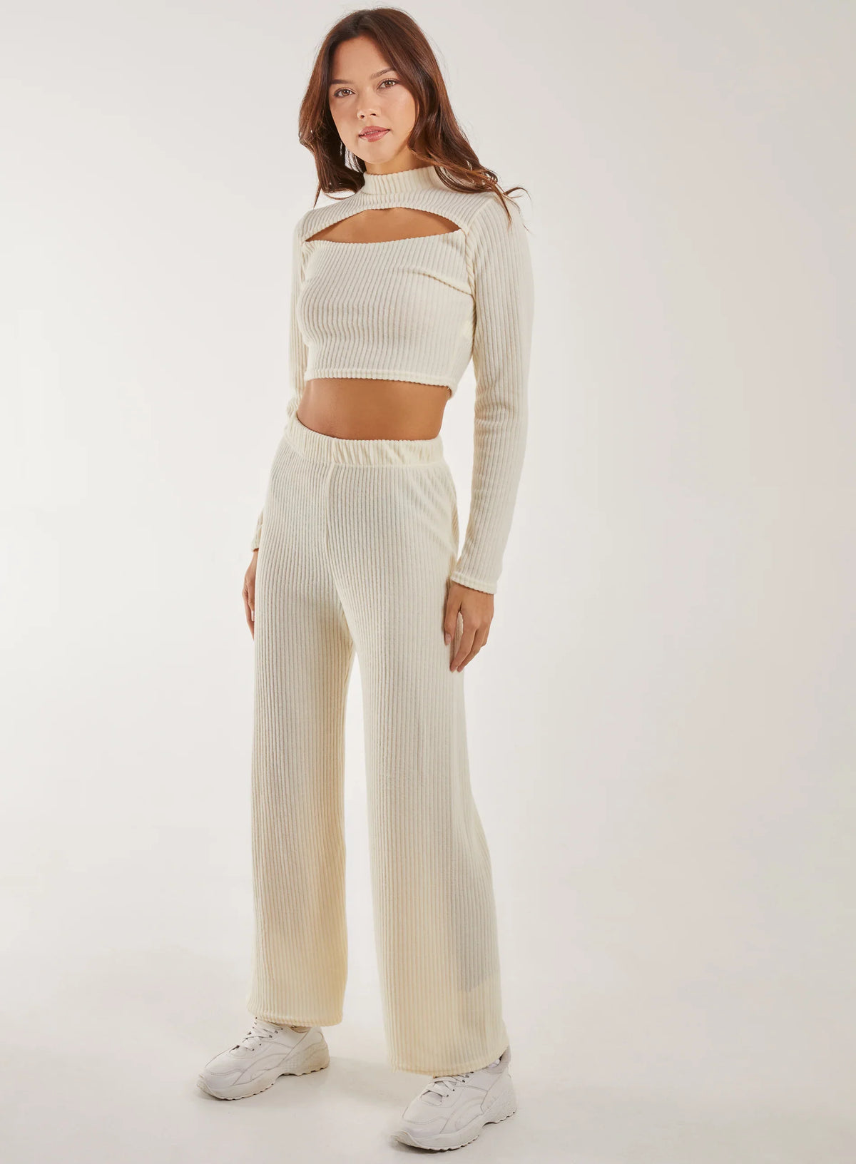 Soft Brushed Rib Flares