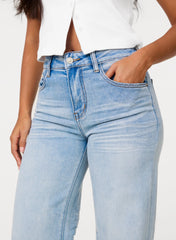 Whisker Wide Leg Jeans