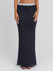 CALI MAXI SKIRT POLKA DOT