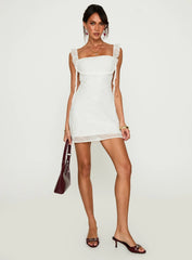 Lanai Mini Dress White Floral