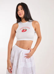 Berrylicious Strawberry Print Vest