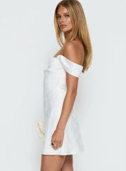 Zabbarra Mini Dress White Floral