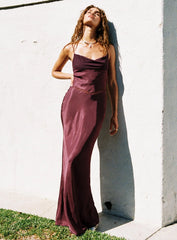 Sugarina Lace Maxi Dress Wine