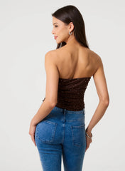 Diamante Bandeau Top