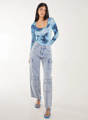Tie Dye Printed Bodysuit