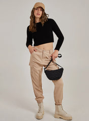 Cropped Knit Jumper